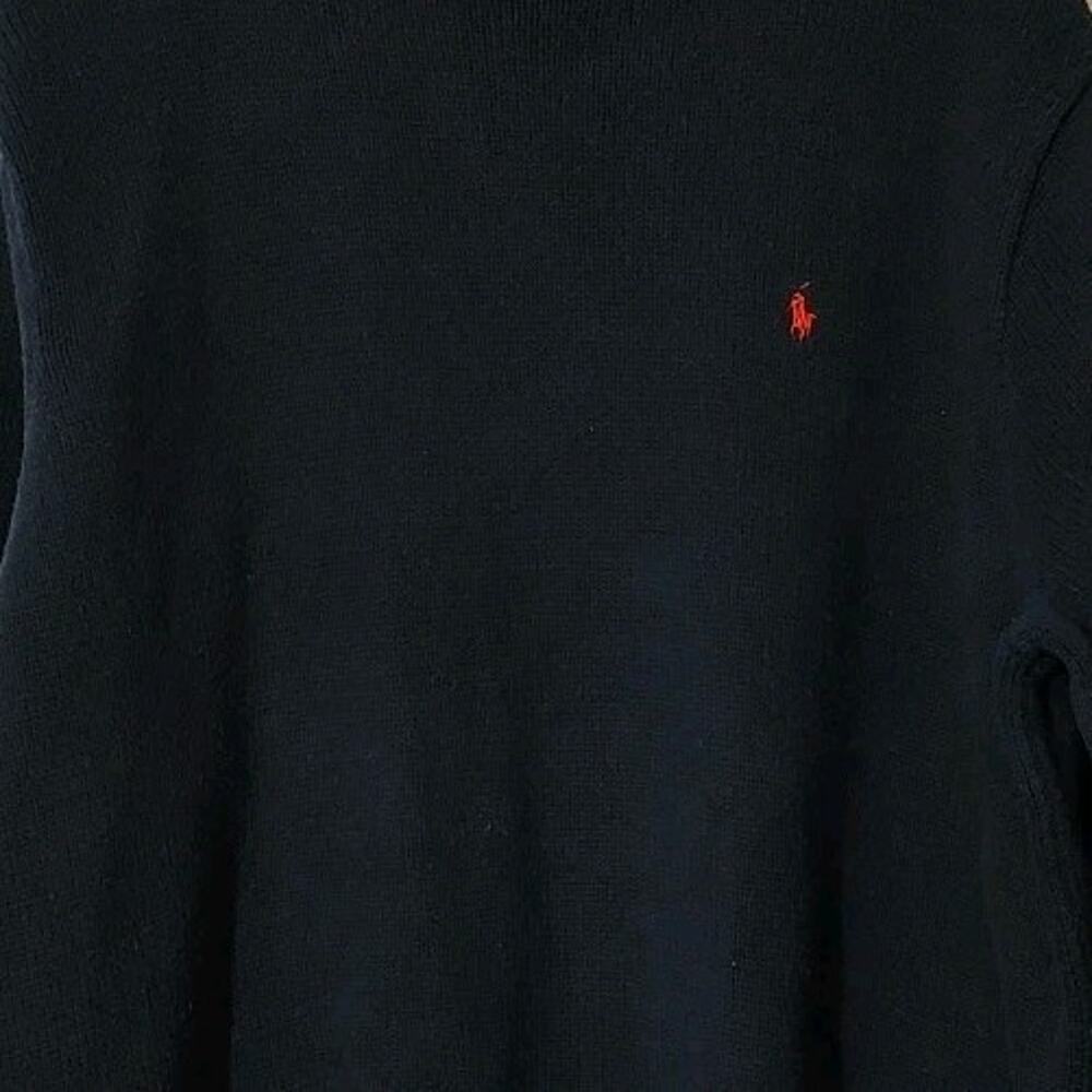 Men's Polo Ralph Lauren Pullover Crew Neck Sweater Navy Blue - 2XB - Picture 3 of 5